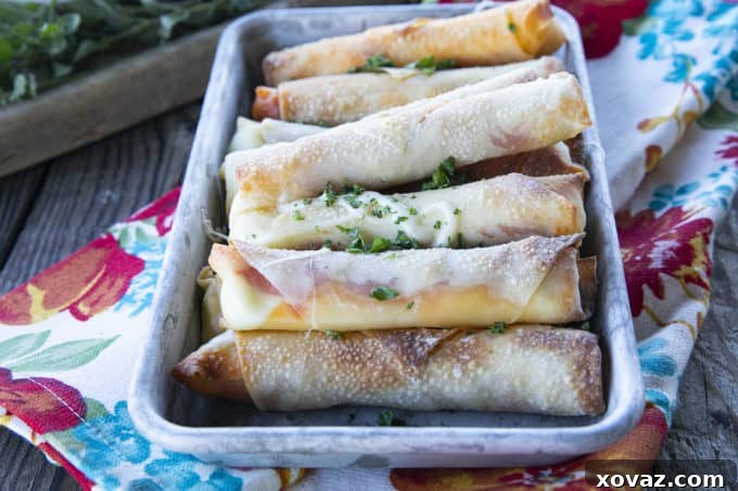 Close-up of freshly cooked Pizza Logs with melted cheese and visible pepperoni.