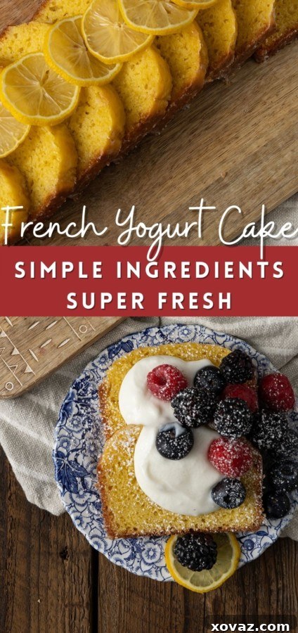 A French Yogurt Cake is quite possibly the most bright and sunny, tender, and just-sweet-enough cake in the entire world. This cake is topped with a thin lemon glaze that firms up and shatters into sugary crust when you bite into it and was brought to world by generation upon generation of French grandmothers and the children who love them!