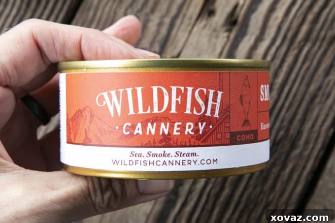 Zesty Salmon Pasta Salad 4 Canned smoked salmon fillets, ready to be flaked for pasta salad.