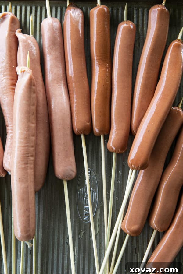 A Spiral Hot Dog maximizes the grilled crispy bits making them the ultimate char-grilled hot dogs for holding onto all the mustard, ketchup, relish, and onions that a good hot dog deserves!