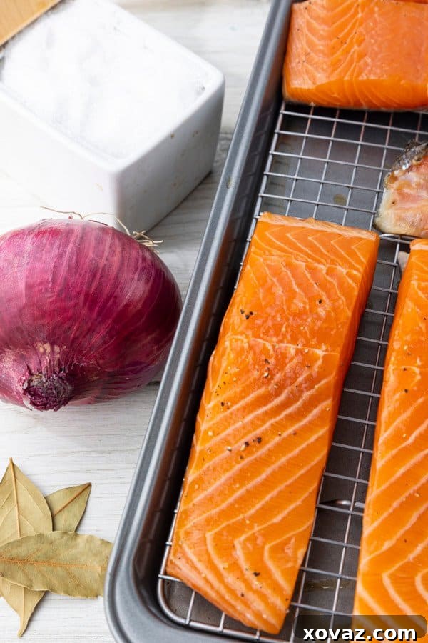 The Art of Smoking Salmon 3 This easy step by step guide to smoked salmon recipe will show you just how to smoke salmon at home using fish you bought at grocery stores or caught yourself. Not only is the recipe