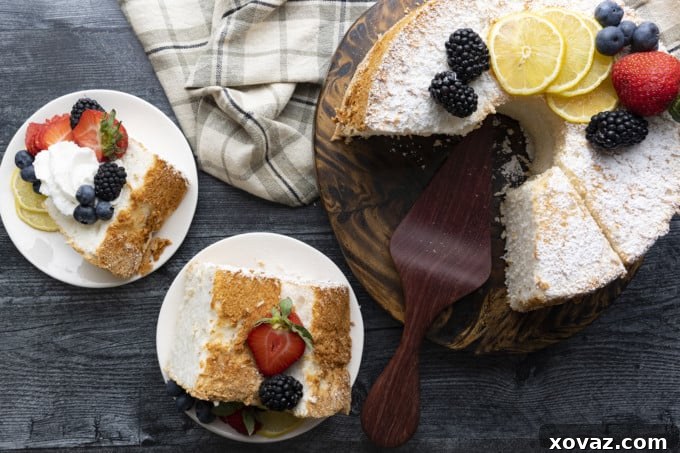 Homemade Angel Food Cake is ethereal perfection, and thankfully it is easy to make with just a few handy tips and tricks!
