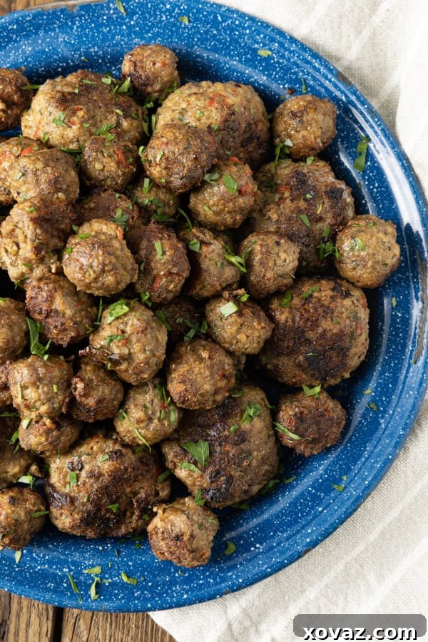 These easy gluten free meatballs are so succulent and savoury with a texture so perfect, you’ll judge all other meatballs by them! Whether you serve them with spaghetti sauce, turn them into Swedish meatballs, tuck them in the best meatball subs, or serve them on toothpicks as an appetizer, you’ll never miss the gluten!