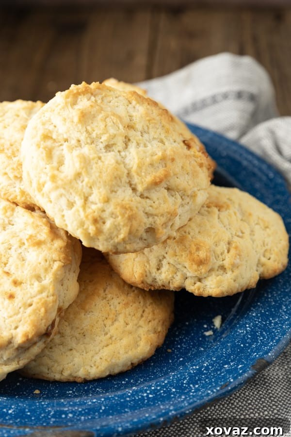 Fluffy, tender, beyond-easy-to-make buttermilk drop biscuits take one bowl, don't require kneading or special equipment, and are delightfully delicious!
