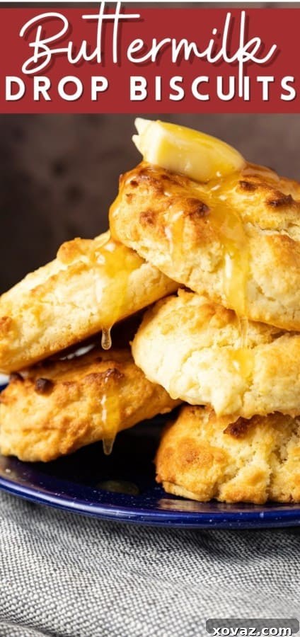 Fluffy, tender, beyond-easy-to-make buttermilk drop biscuits take one bowl, don't require kneading or special equipment, and are delightfully delicious!