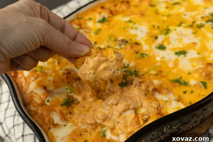 Buffalo chicken dip.