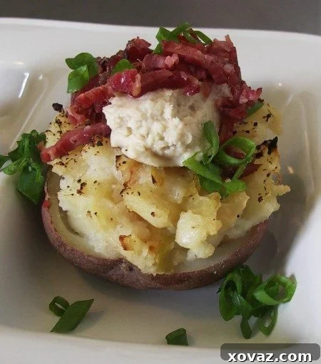 Rich Colcannon Stuffed Twice Baked Potatoes