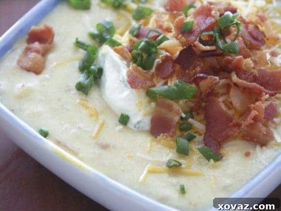 Hearty and creamy Loaded Baked Potato Soup