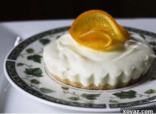 Orange Vanilla Creamsicle No-Bake Cheesecake Delicious Orange Vanilla Creamsicle No-Bake Cheesecake, perfect for summer