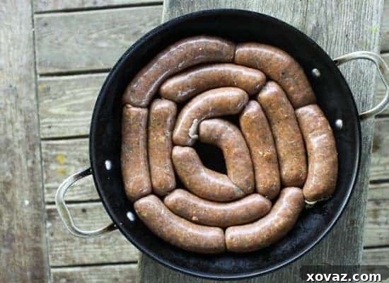 italiansausage2 Freshly made homemade hot Italian sausage links