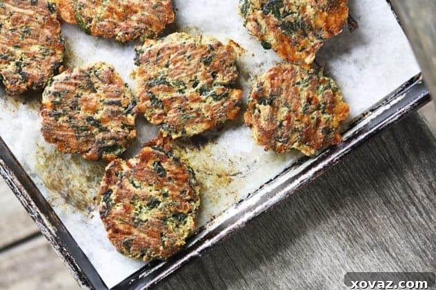 Spinach Bacon Cheddar Bites Golden brown Spinach Bacon Cheddar Munchy Cakes ready to be enjoyed