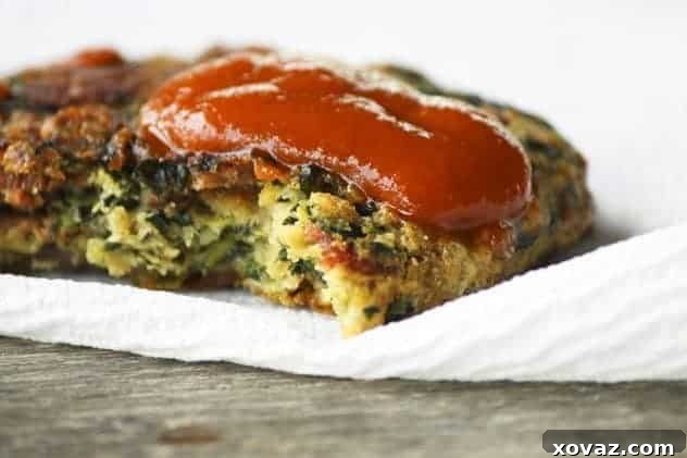 Spinach Bacon Cheddar Bites with lots of sriracha Spinach Bacon Cheddar Munchy Cakes heavily drizzled with sriracha