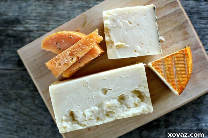 Robust French Cheese Spread 3 Fromage Fort is a thrifty but fabulous French solution to odds and ends of cheese in your refrigerator. It's as easy as throwing a bunch of grated cheese, a little garlic, and a splash of white wine in a food processor!