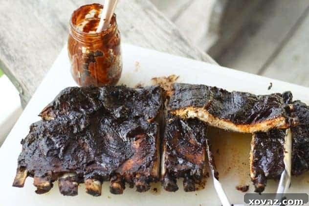 Delicious Barbecued Grilled Ribs