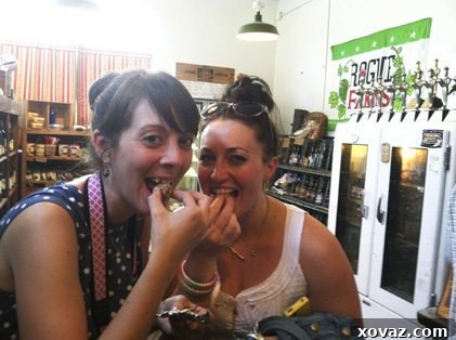 Bounty of fresh orchard fruit Close-up of vibrant, fresh fruit hanging from trees in a Harry & David orchard