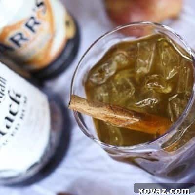 Dark 'n Stormy Orchard cocktail